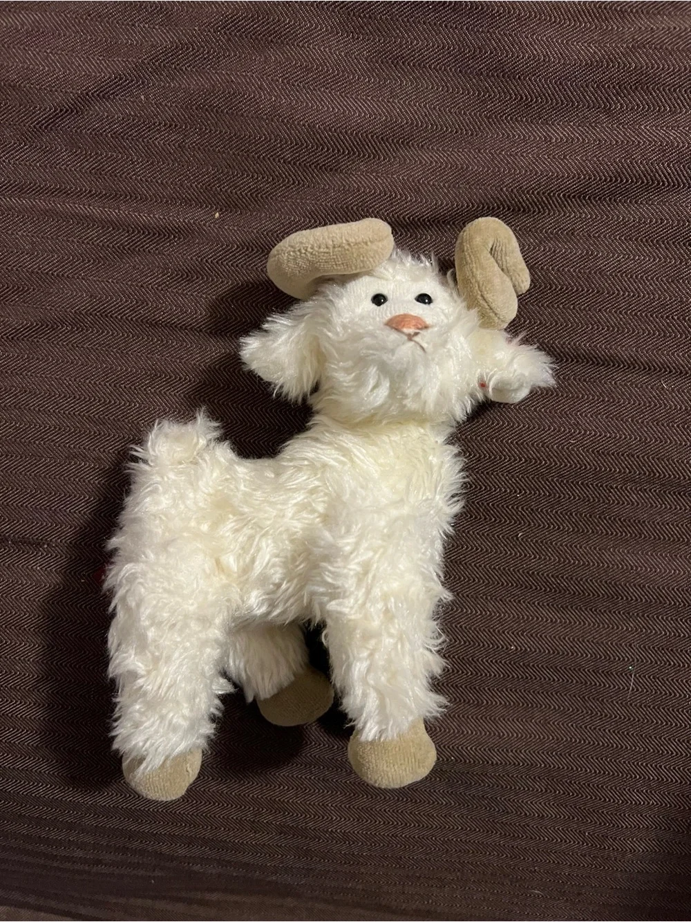 Ramsey Goat #6092 Ty Attic Treasure 1993 Retired 7” standing PVC Jointed